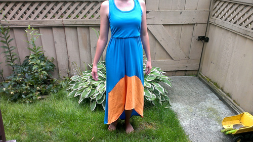 Maxi Colour Block Sundress by Lemons are for Licking